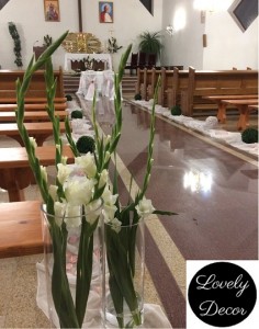 dekoracja kościoła  krosno sanok brzozów